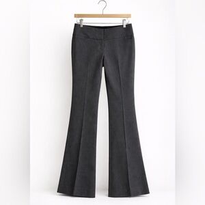 Express Charcoal Wide-Leg Pants